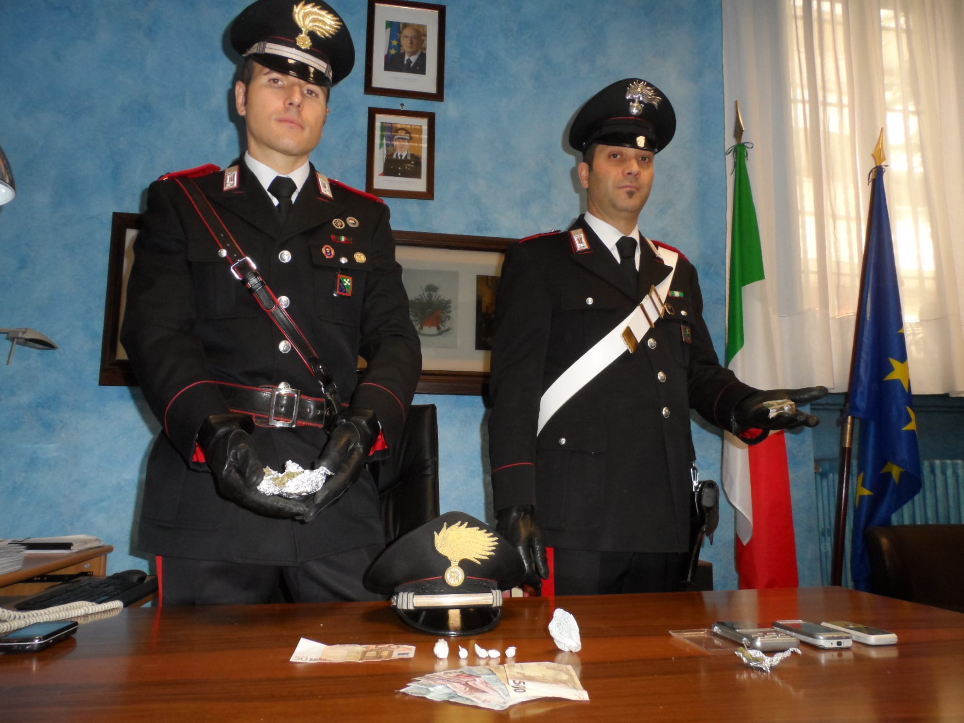 I carabinieri hanno arrestato Michele per spaccio