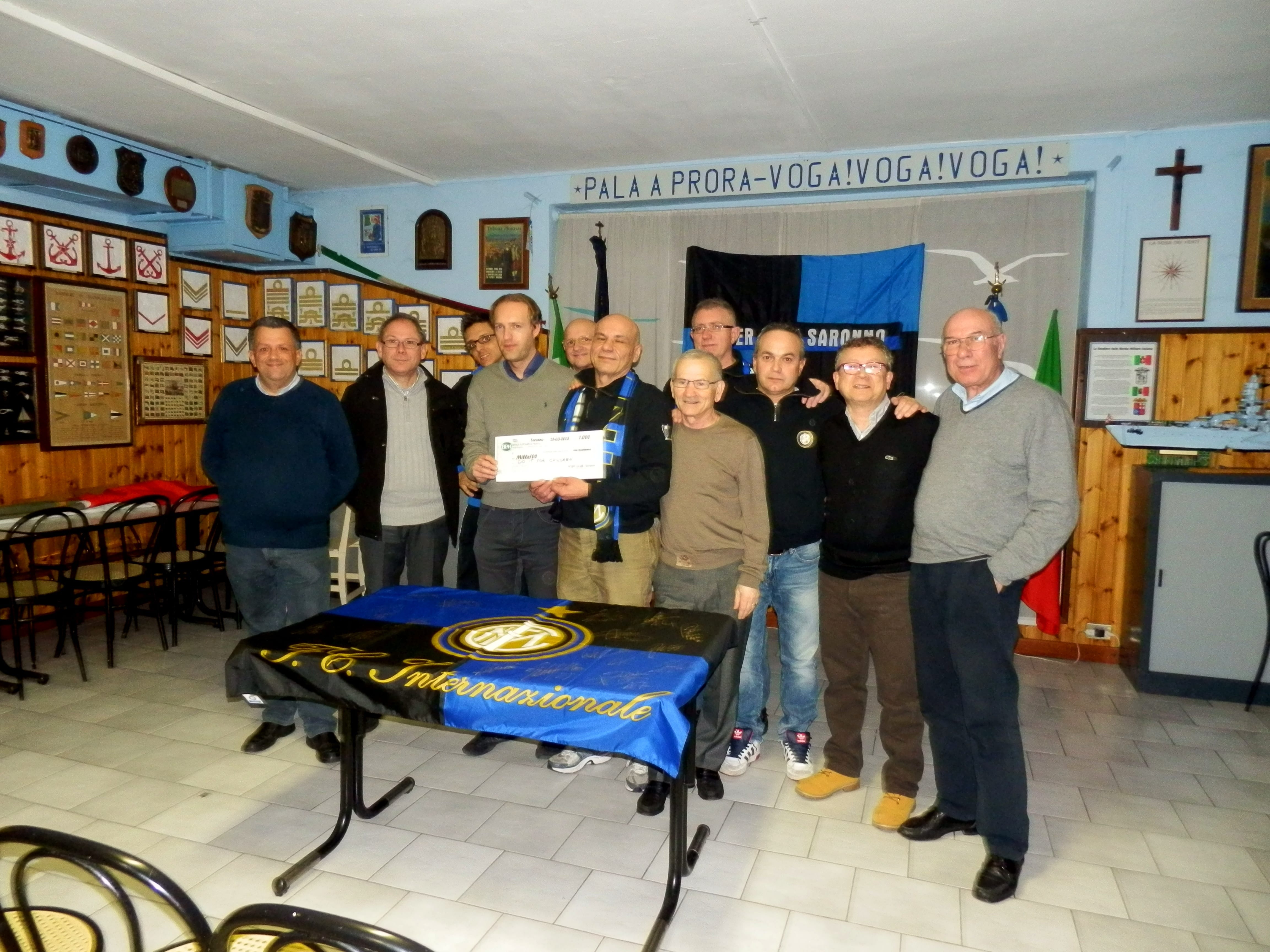 Inter club benefico: 1000 euro a Nespoli