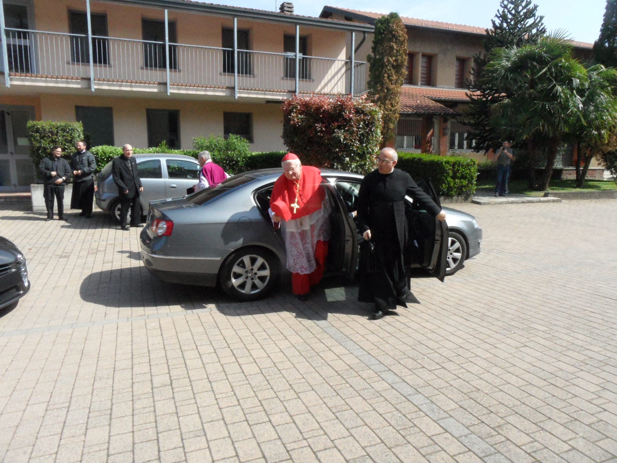 Il cardinale Scola per la prima volta a Saronno, in occasione del Trasporto