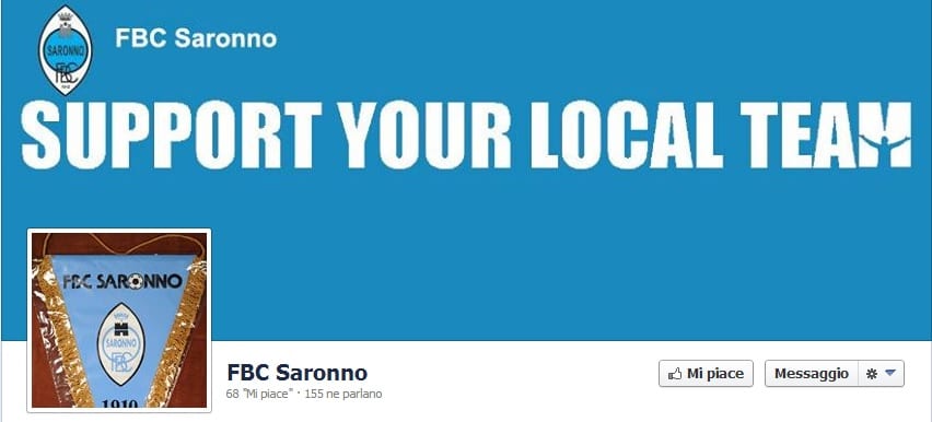 Voglia di Fbc Saronno… campagna per far rinascere il team parte da Facebook