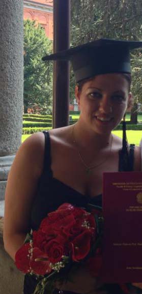 Silvia Galli, si laurea in management internazionale
