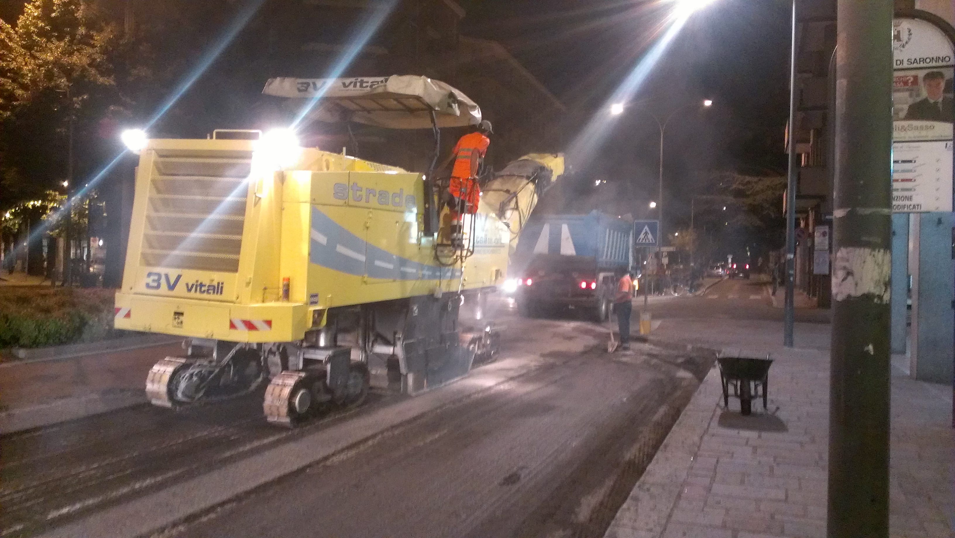 Cantieri notturni per le asfaltature: ecco date e orari delle chiusure stradali