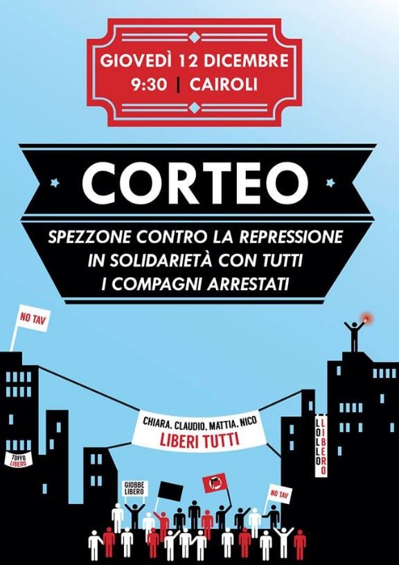 “Toffo libero”: giovedì previsto un corteo a Milano, raduno alla stazione saronnese