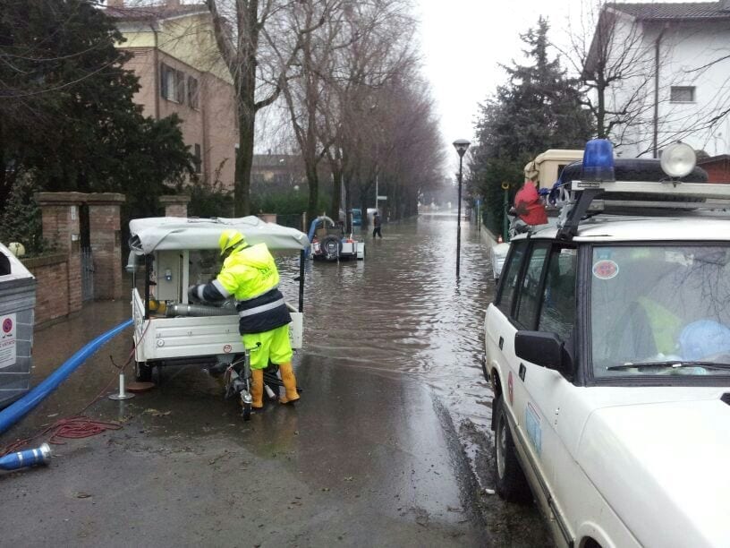 Sei da Caronno a Modena per aiutare gli alluvionati