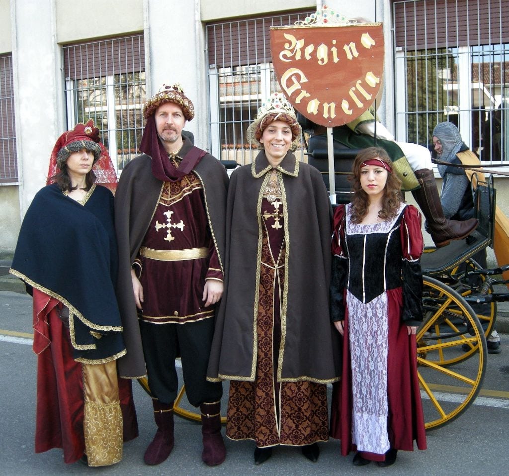 Re Amaretto e regina Granella ospiti del carnevale di Rovellasca