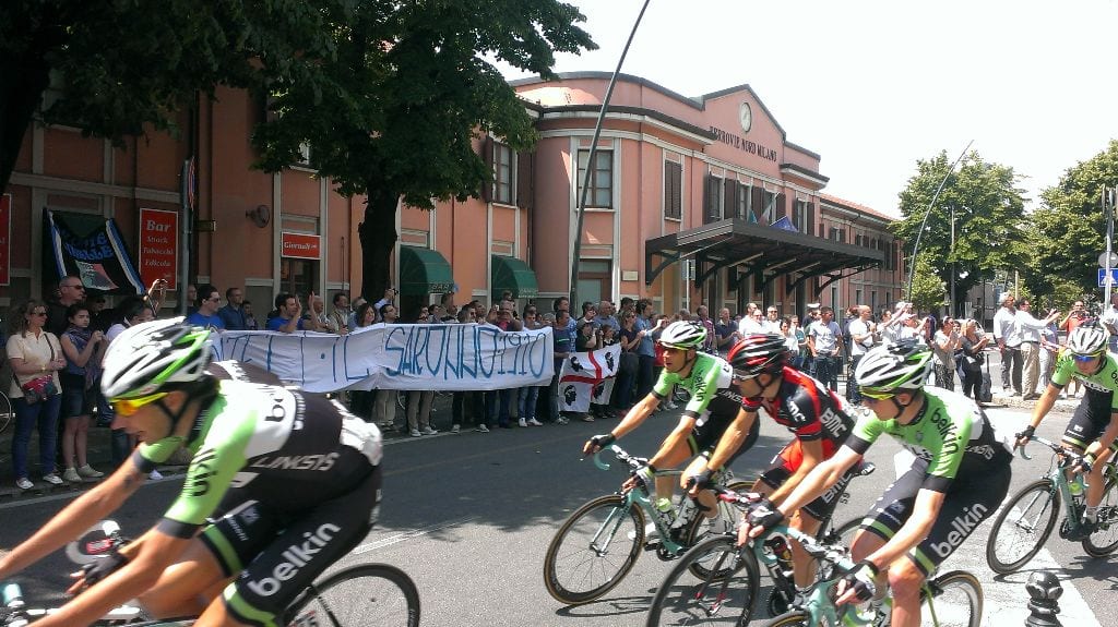 Il Giro d’Italia fa tappa a Saronno. Per riposarsi
