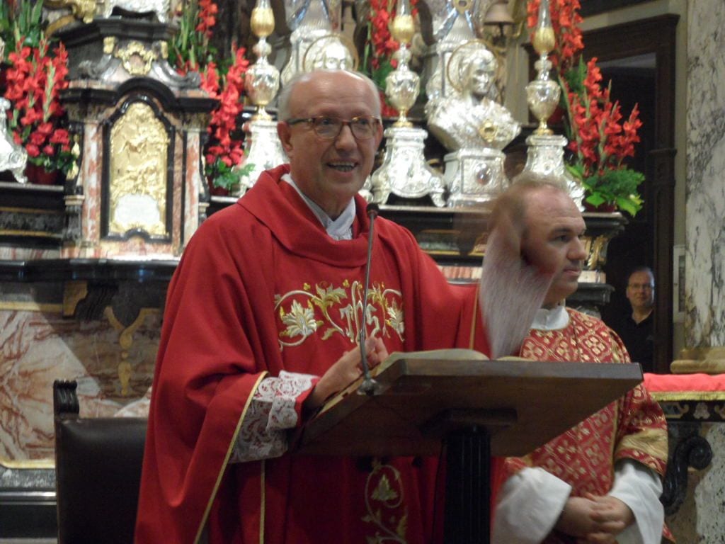 Festa patronale con auguri al prevosto e a De Scalzi