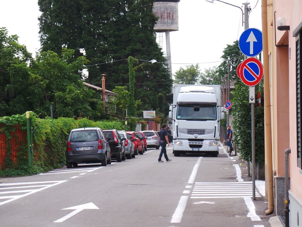 Via Monte Grappa: la nuova viabilità blocca i camion