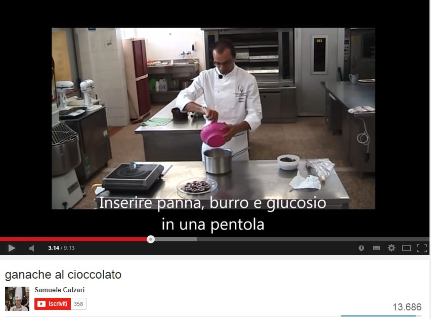 Calzari insegna la pasticceria ai saronnesi… su Youtube