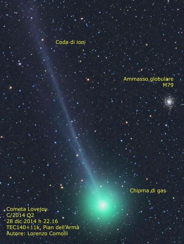 Veronesi svela i segreti dalla cometa Lovejoy