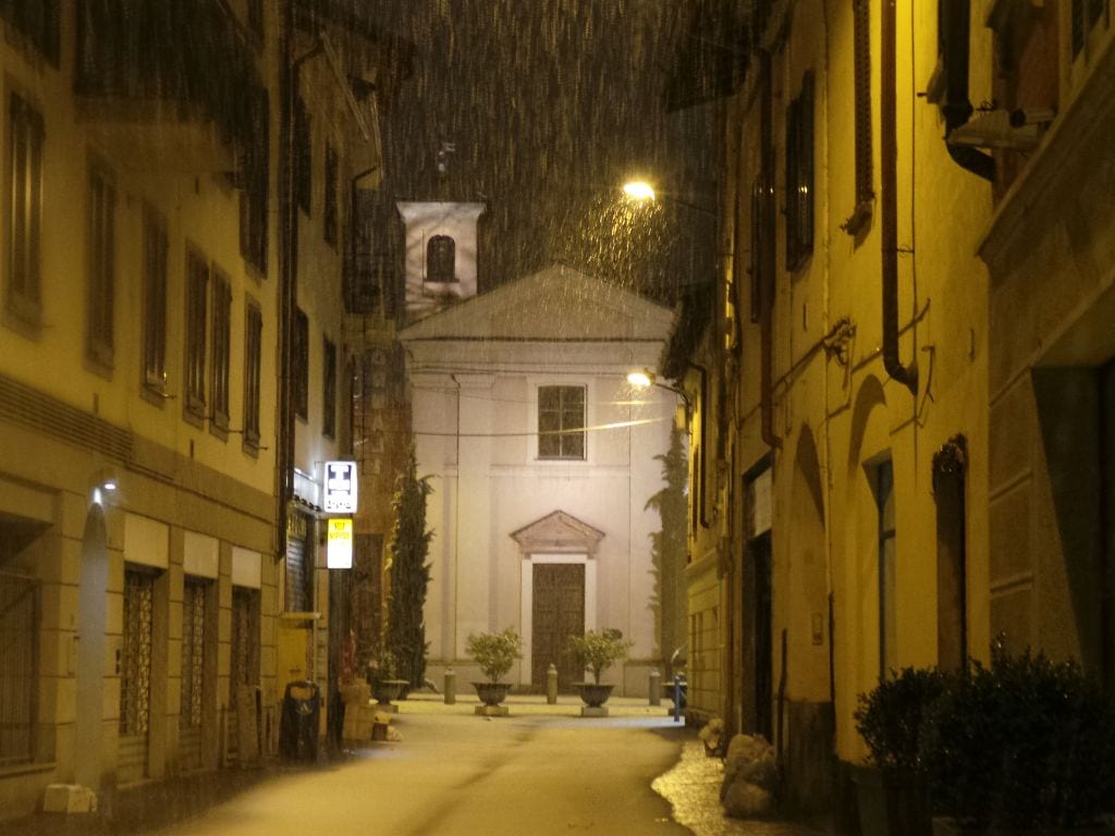 Neve in arrivo a Saronno, primi fiocchi martedì