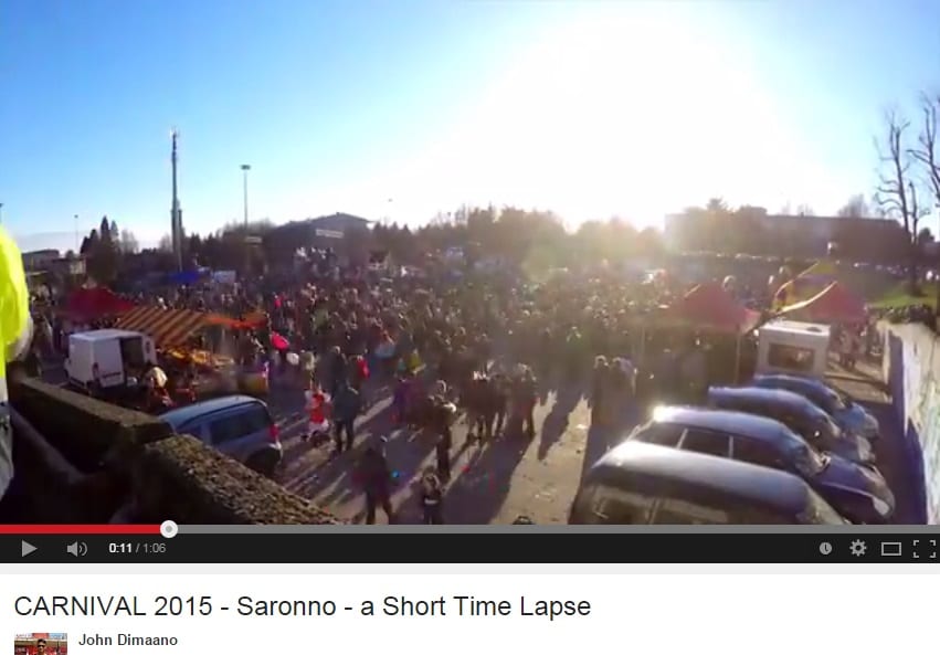 Ecco il Carnevale di Saronno, in time lapse