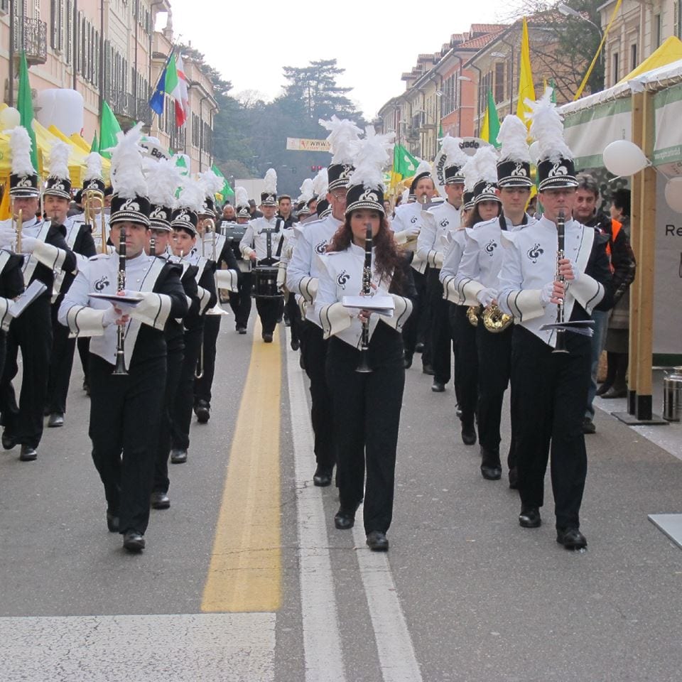 L’Academy Parade Band si esibisce per l’Expo Tour