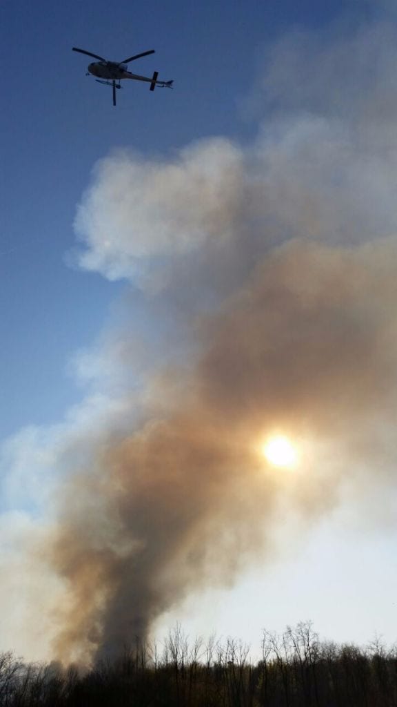 Nuovo incendio al Parco Groane: fiamme in località Ca’ del Re