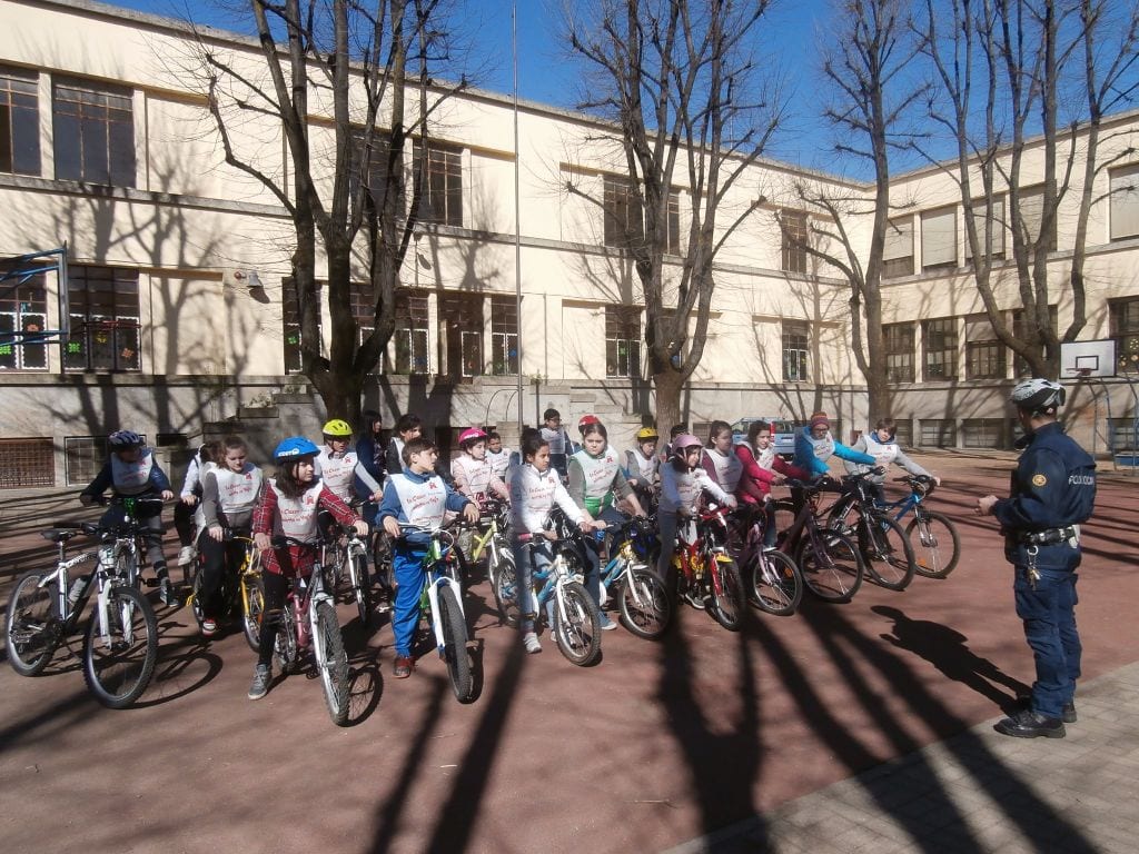 “Sarò(nno) in bici”: alunni in sella con i vigili urbani