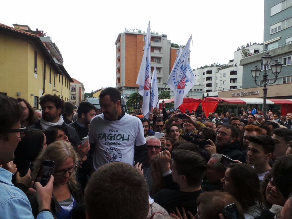 Salvini a Saronno: tutte le foto