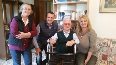 A Ceriano Laghetto Felice Prando scrittore a 90 anni