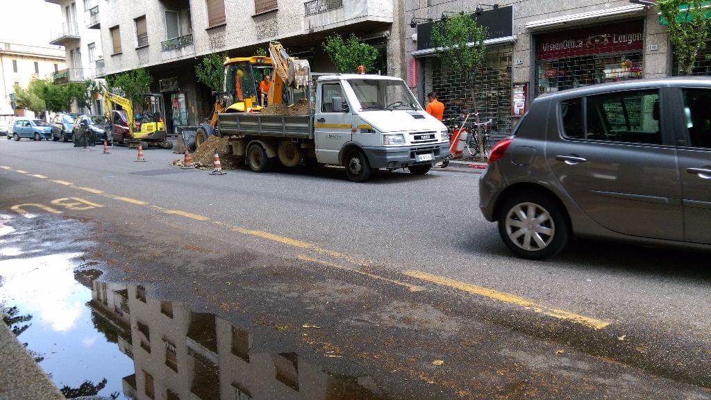 Piazza Cadorna, al via lunedì 18 i lavori per l’aiuola. Il cantiere “occuperà” i parcheggi dei civici dispari