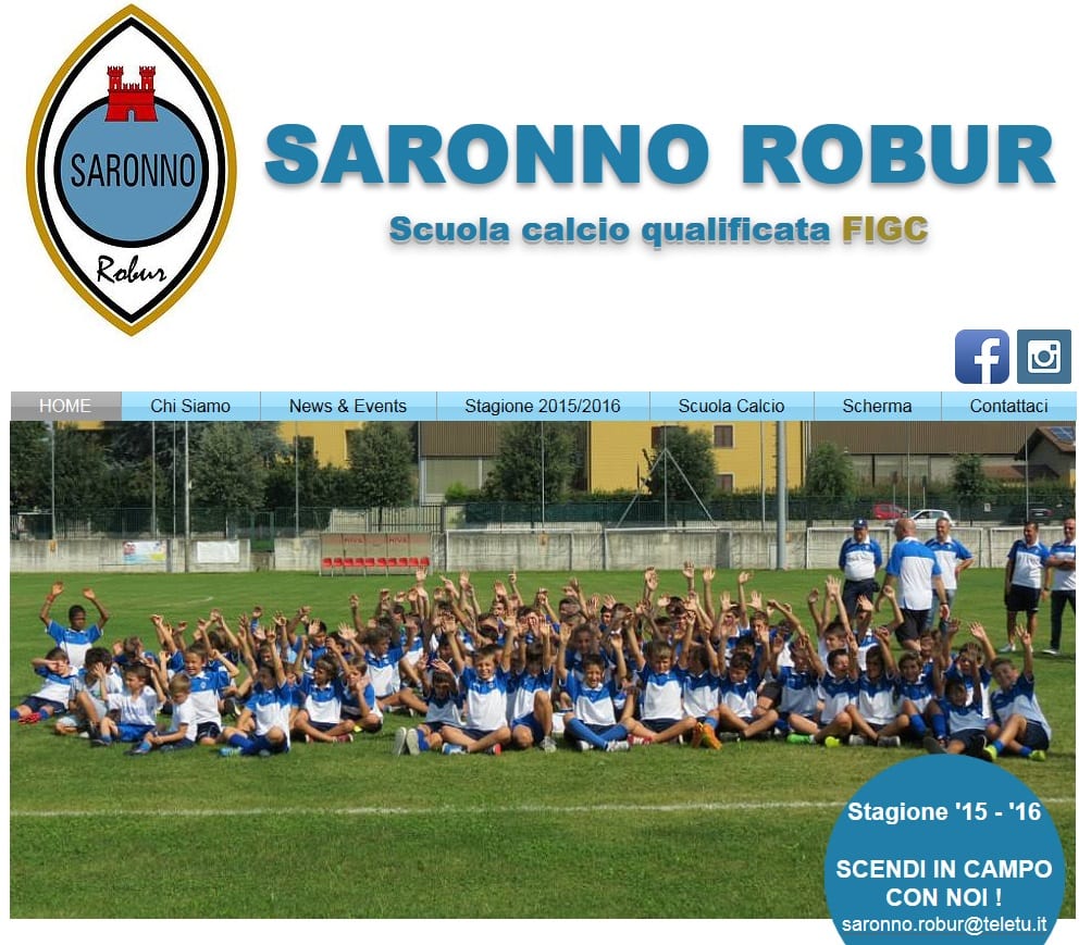 In esclusiva su ilSaronno: il nuovo sito della Robur Saronno