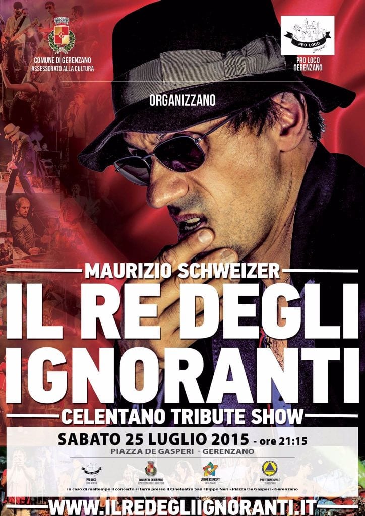 Il re degli ignoranti: concerto tributo per Adriano Celentano a Gerenzano