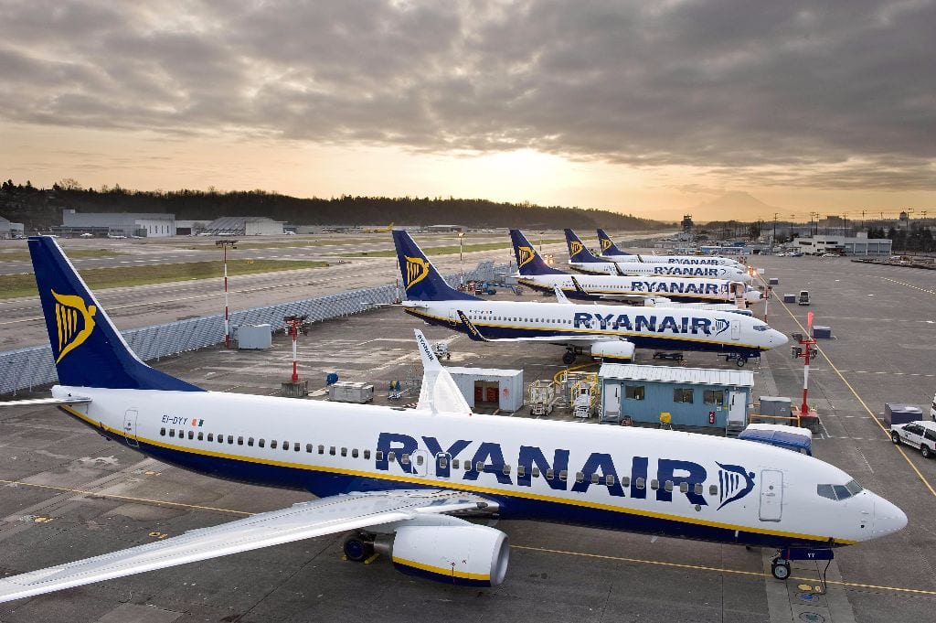 Ryanair aggiunge nuove rotte: 8500 posti di lavoro in più sul territorio