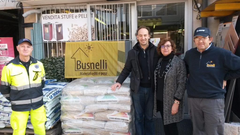 Gerenzano: Busnelli e Agribusto donano alla Protezione civile