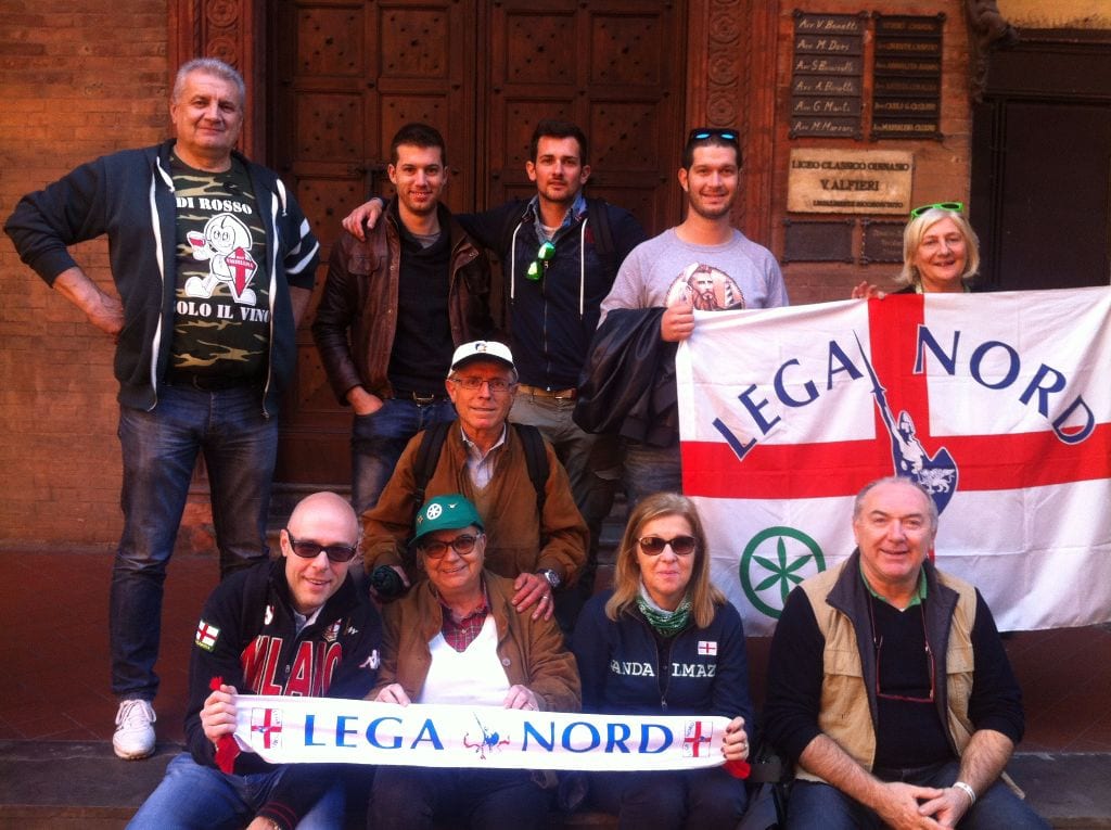 Manifestazione Salvini a Bologna: c’era anche la Lega Nord di Cogliate
