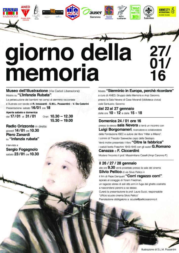 Giornata della Memoria: il programma degli eventi “senza Comune”