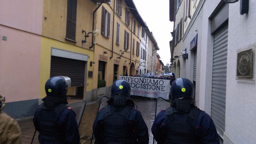 I no green pass: “Manifestazione in centro a Saronno”