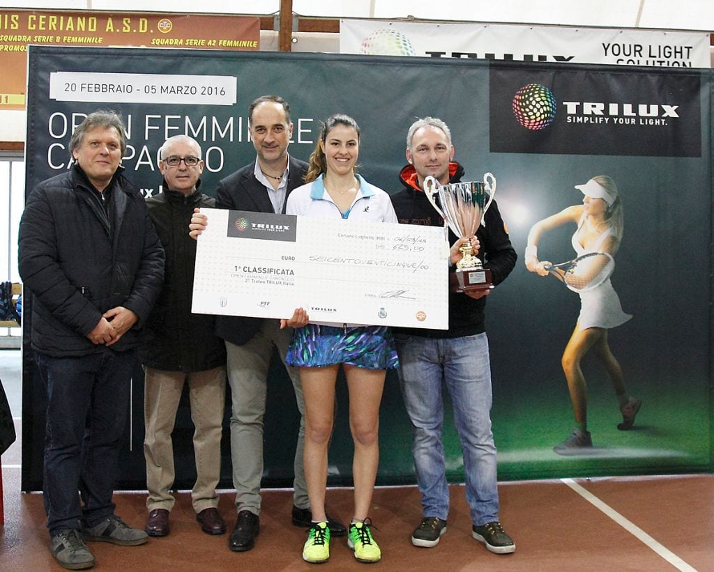 Tennis: Alice Moroni vince il Campaccio… senza giocare