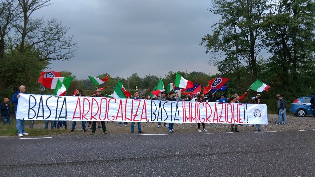 CasaPound a Uboldo: “Difendiamo la nazione, non vogliamo immigrazione”