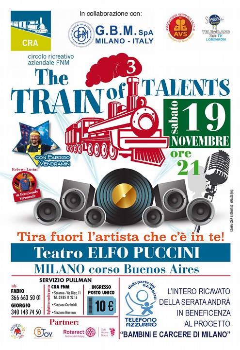 “The train of talents”: biglietti in vendita