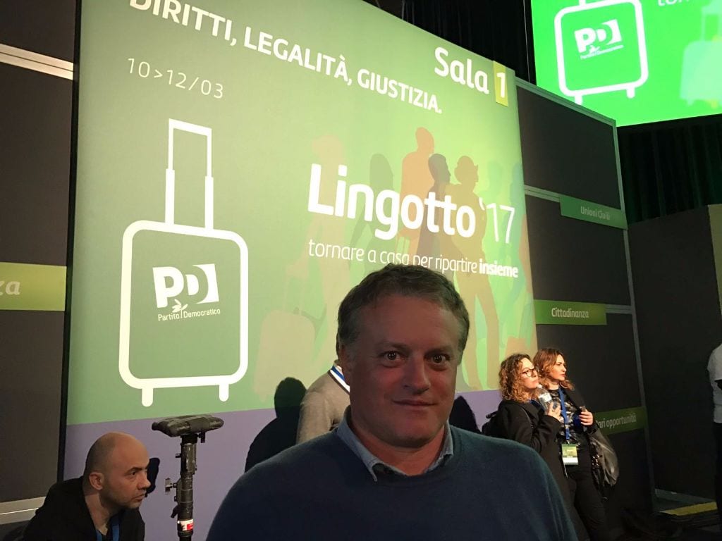 Alberto Paleardi alla convention Pd del Lingotto: “Ripartiamo da Renzi!”