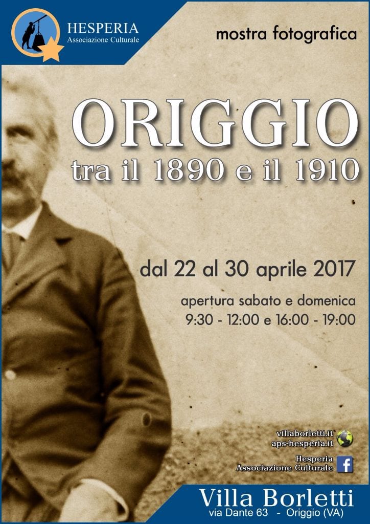 Origgio, con Hesperia foto d’epoca in mostra a Villa Borletti