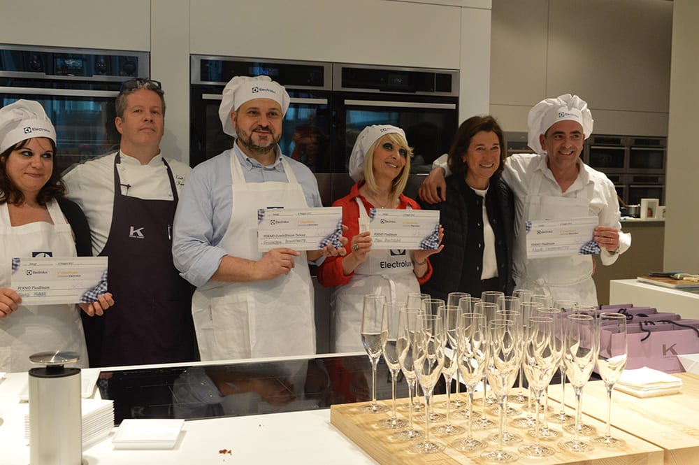 Solaro domina nel concorso di cucina di Electrolux con Ernst Kam