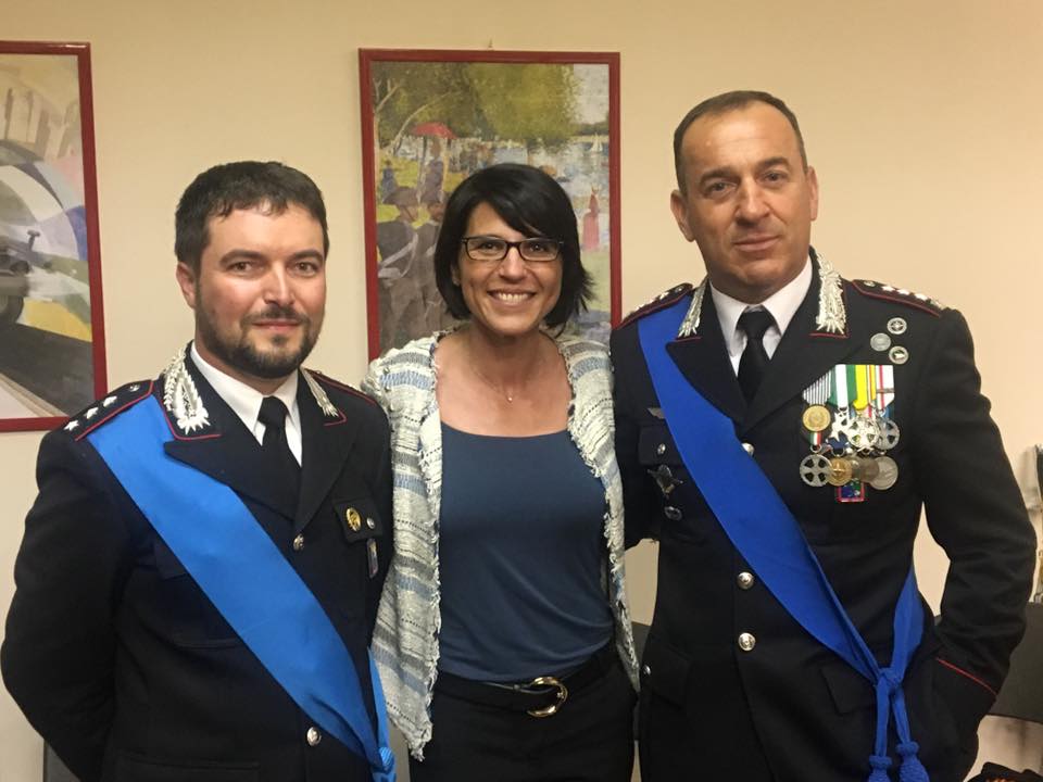 I complimenti dell’assessore Brianza ai carabinieri, menzione per il capitano Laghezza