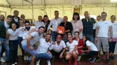Ceriano Laghetto, un defibrillatore donato a Dal Pozzo in memoria del saronnese Pagni