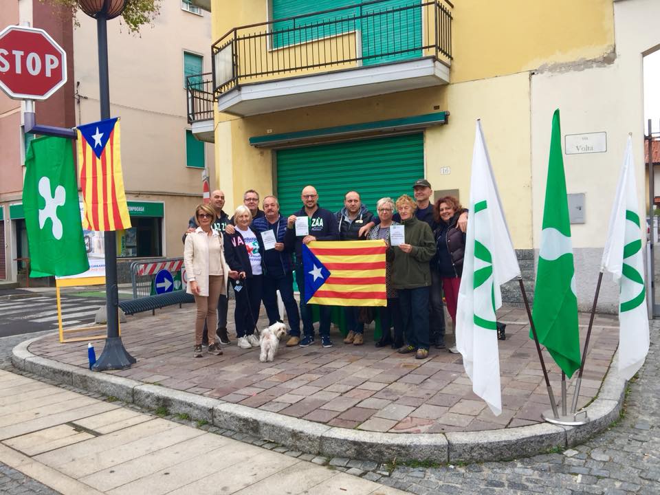 Lazzate in piazza per la Catalogna