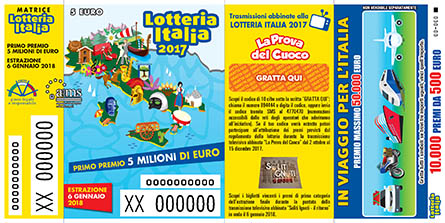 Lotteria Italia: 50 mila euro a Caronno. Premi anche a Busto, Somma e Cassano