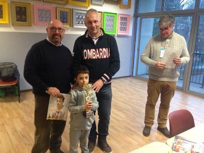 Al trofeo di scacchi “baby” di Ceriano Mattia Pegno batte tutti