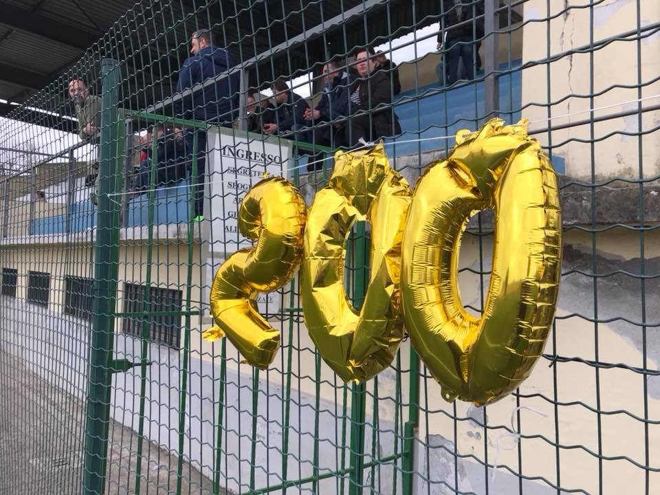 Calcio: Nicolò Riccardi, festa per le 200 partite con la Salus Turate