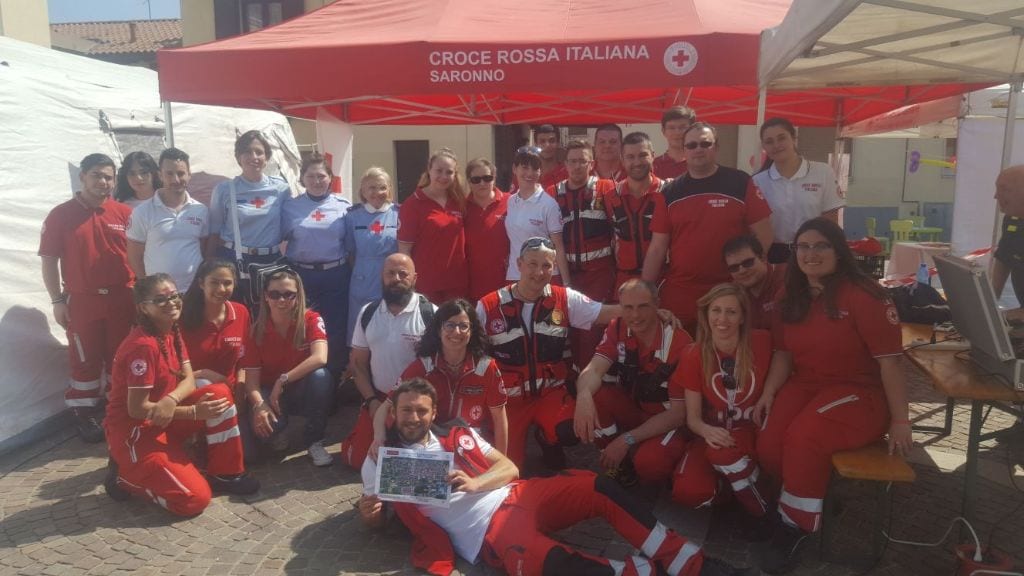 Croce Rossa di Saronno: grande prova organizzativa alla Fiera di Origgio