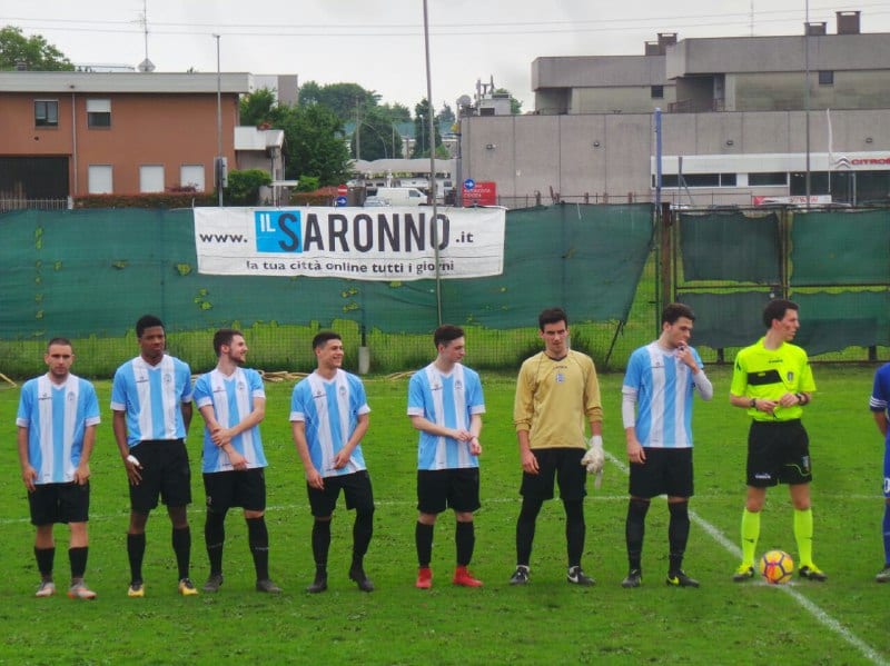 Calcio juniores, Saronno-Cantello in diretta