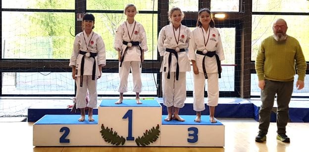 Karate, la saronnese Alessandra Bossi oro anche a Courmayeur
