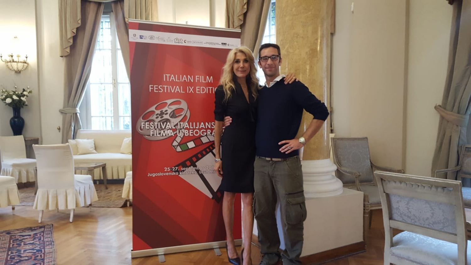 Luciano Silighini ospite al Festival del cinema a Belgrado