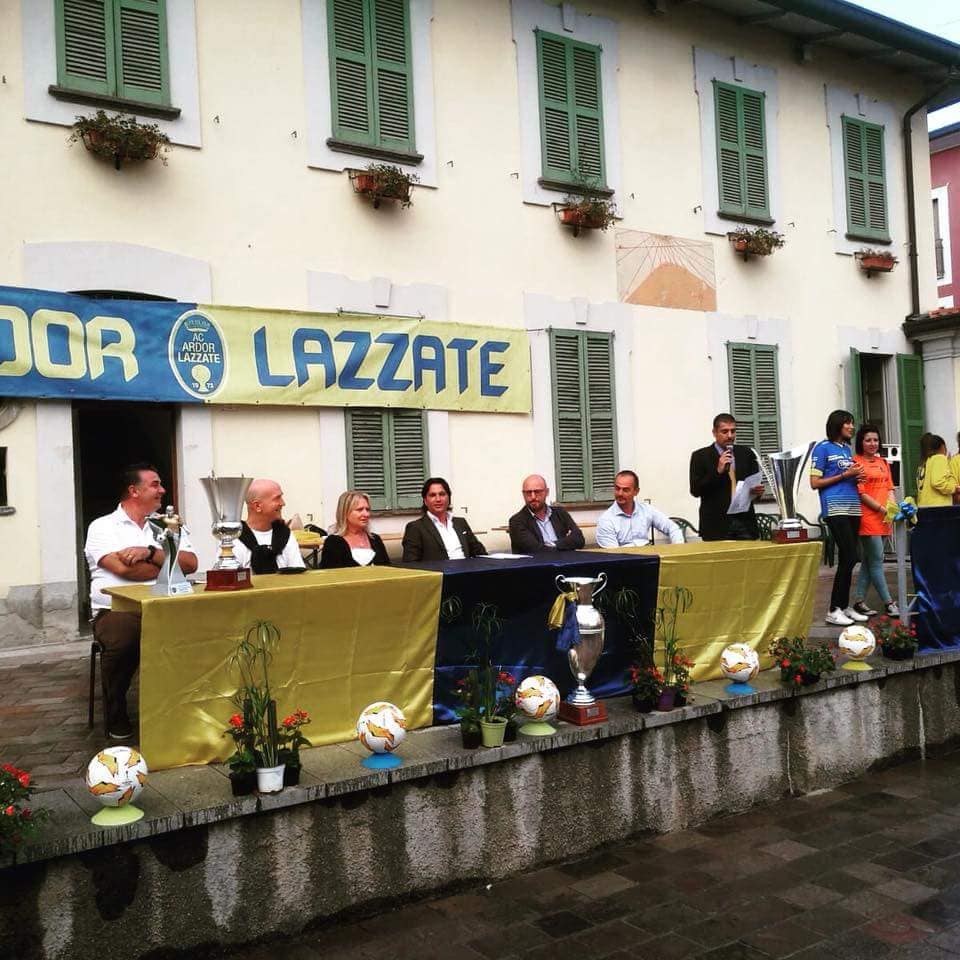 Calcio Ardor Lazzate, mega presentazione in piazza. Il calendario