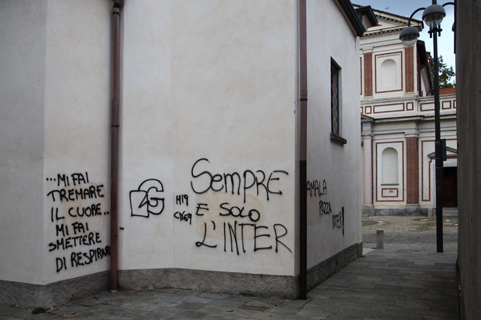 Atti vandalici sulla chiesetta, l’Inter Club prende le distanze