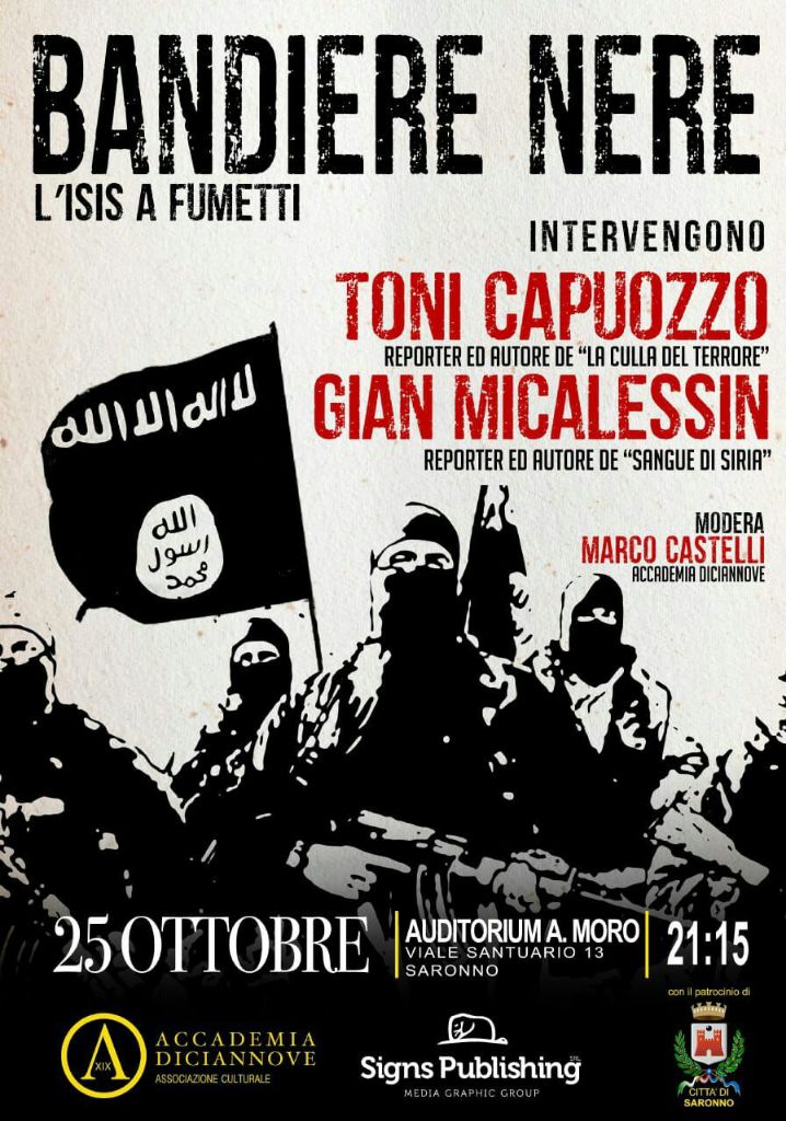 Accademia Diciannove: “L’Isis a fumetti” stasera con Capuozzo e Micalessin