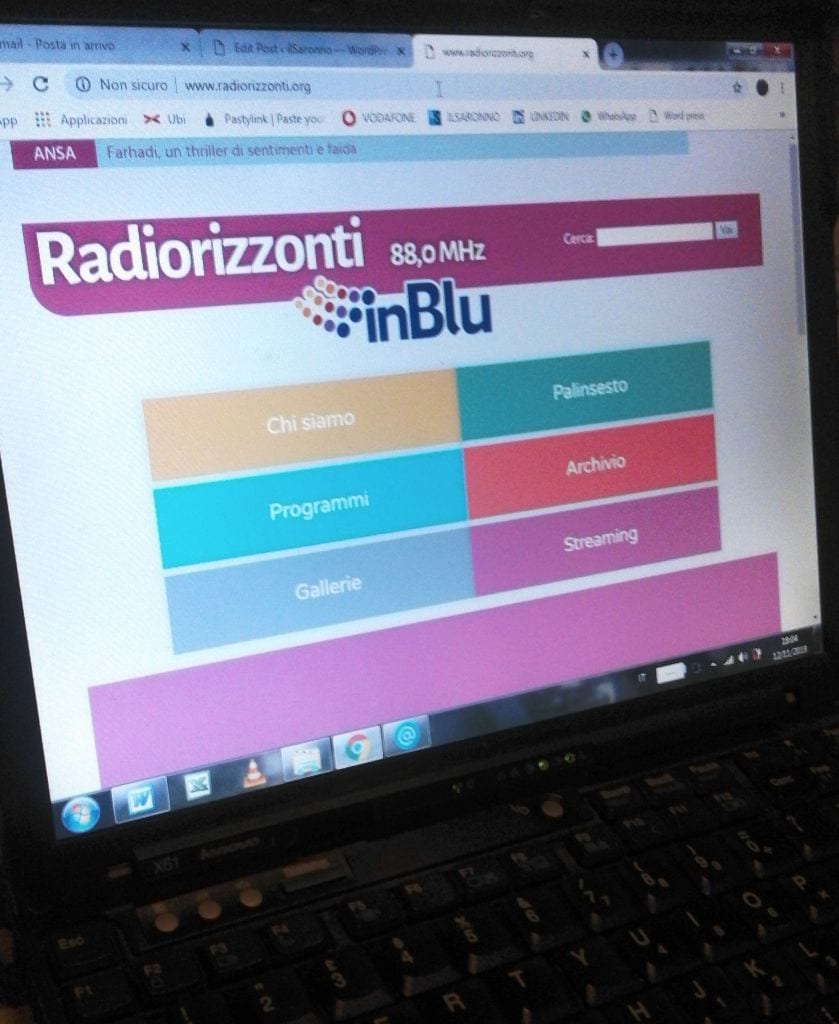 Cambio di look per il nuovo sito internet di Radiorizzonti