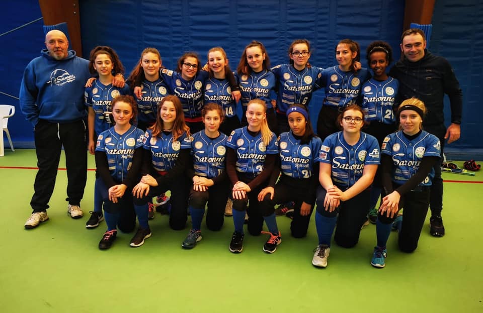 Softball, buon debutto alla Indoor League per Saronno Under12 e Under15